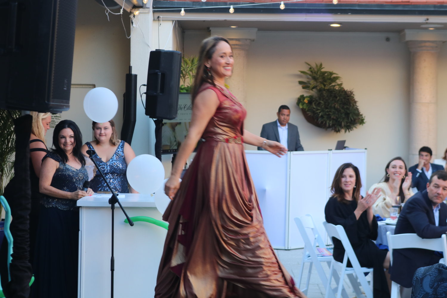 A fashion show, presented in cooperation with fashion designer Dr. Arun Gulani, was one of the highlights of the Beaches, A Celebration of the Arts event.
